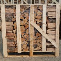 Palette Kaminholz Buche
